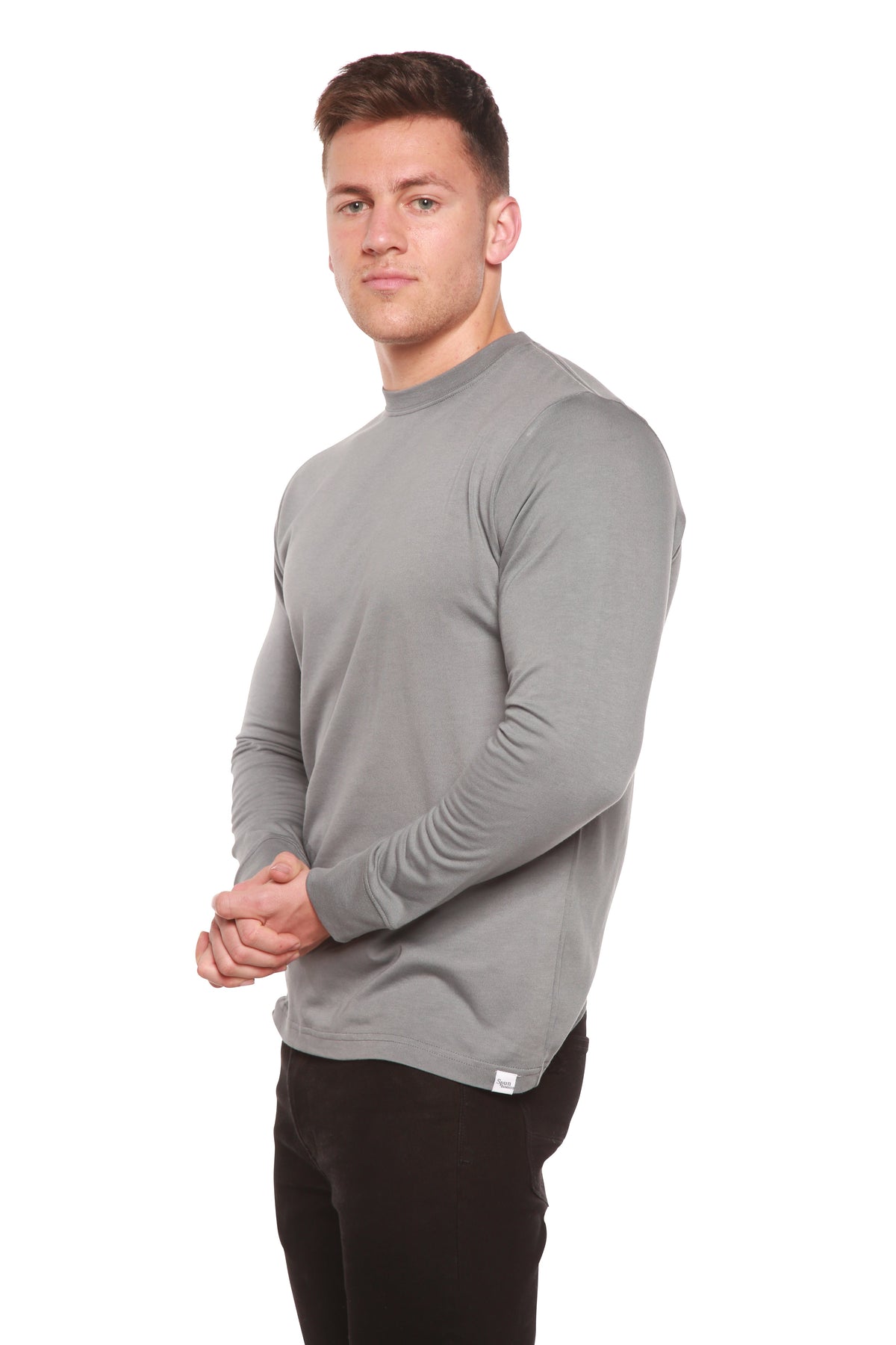 Men's bamboo long sleeve T-shirt – view 8