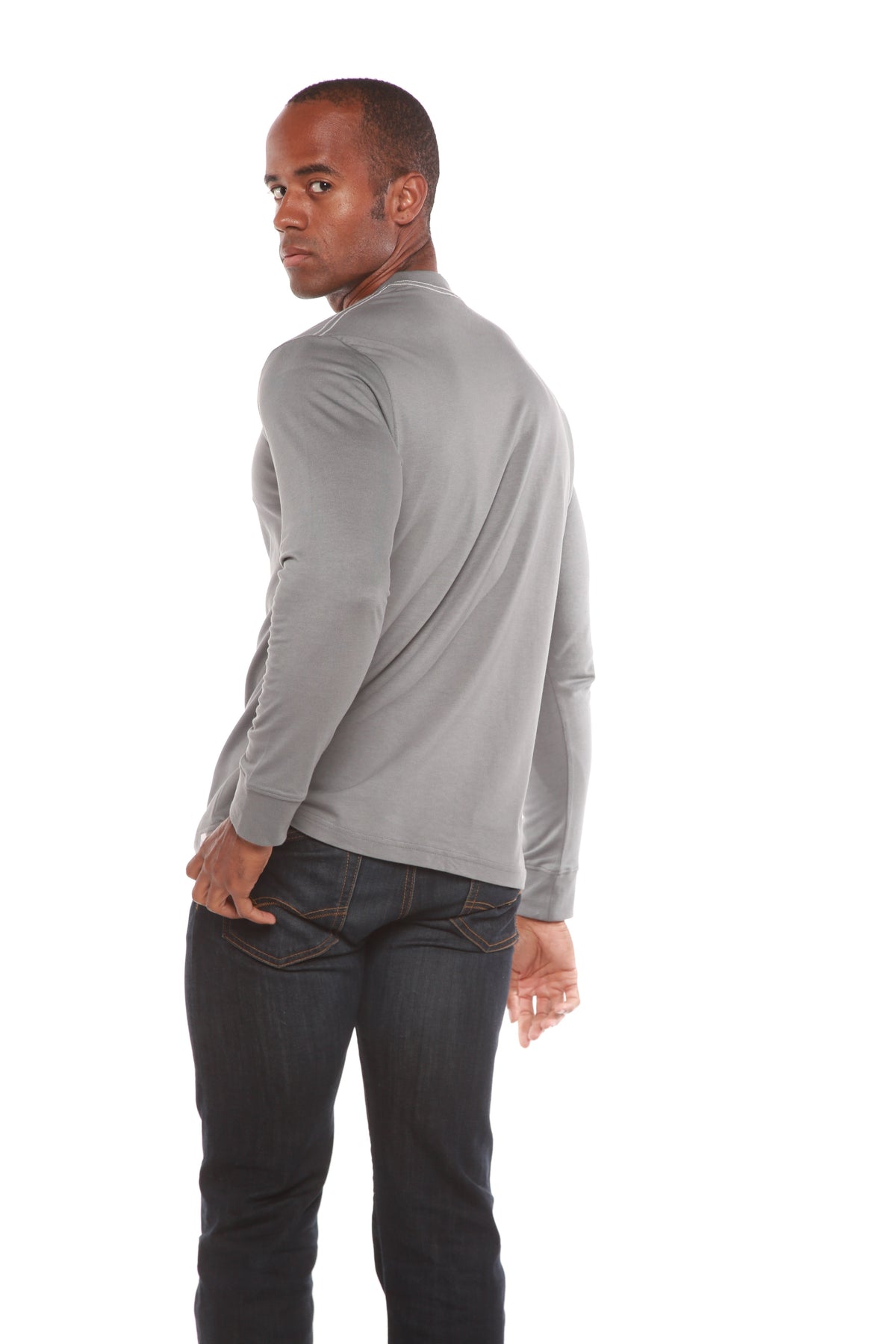 Men's bamboo long sleeve T-shirt – view 10