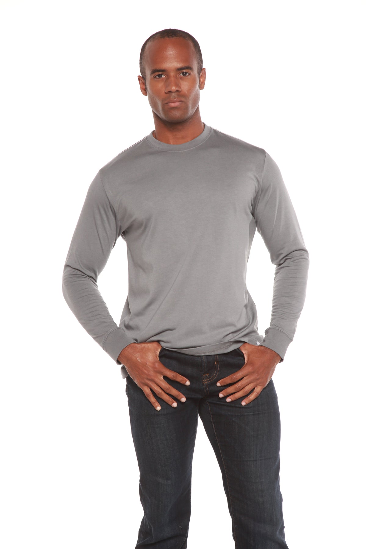 Men's bamboo long sleeve T-shirt – view 5