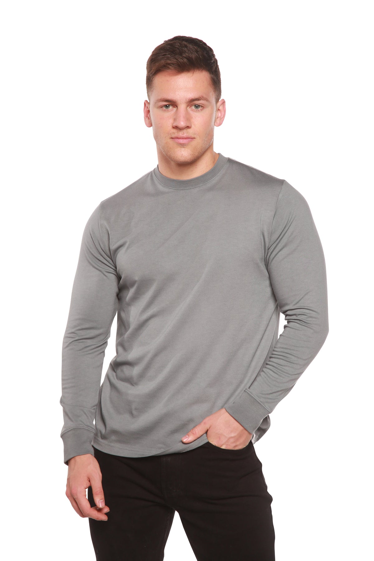 Men's bamboo long sleeve T-shirt – view 7