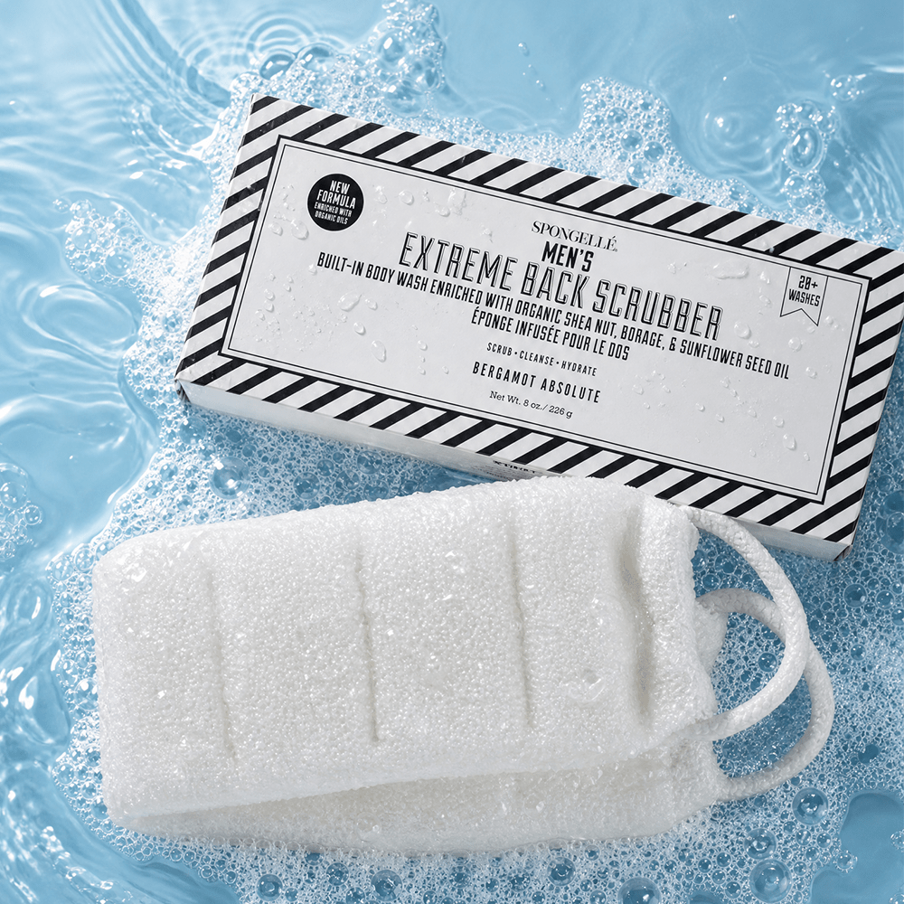 Men's Extreme Body Wash Infused Back ScrubberBack ScrubberTorqelo.com