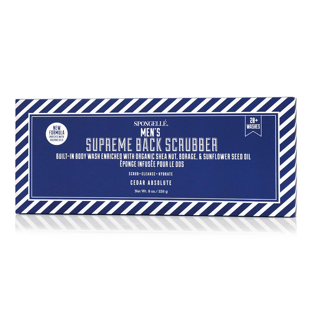 Men's Supreme Body Wash Infused Back ScrubberBack ScrubberTorqelo.com
