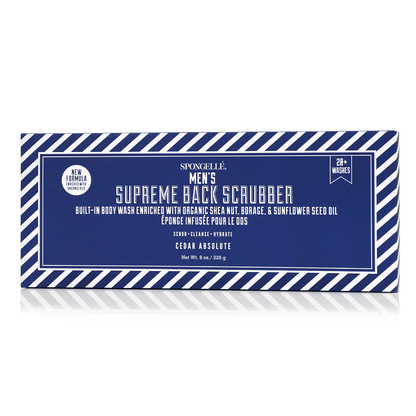 Men's Supreme Body Wash Infused Back ScrubberBack ScrubberTorqelo.com