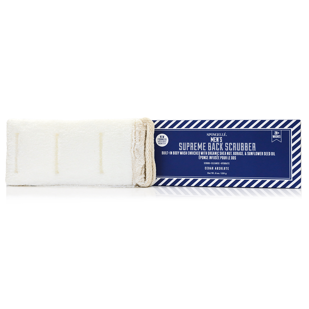 Men's Supreme Body Wash Infused Back ScrubberBack ScrubberTorqelo.com