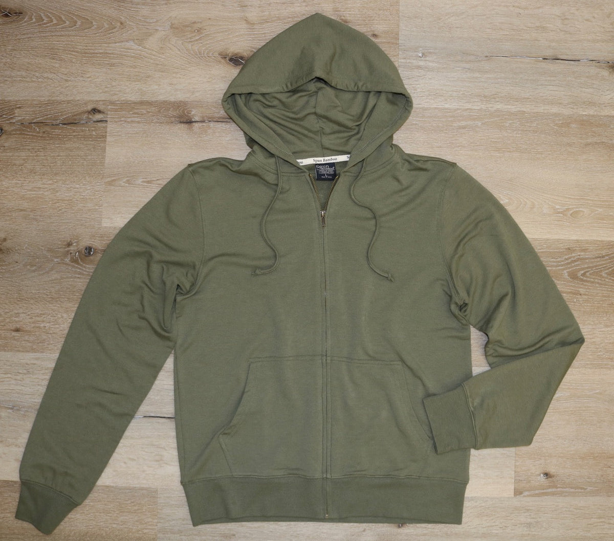 Men's full-zip bamboo hoodie – view 4