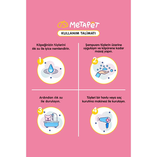 Metapet Natural Dog Shampoo for Sensitive Skin & Puppies - 8.45 fl oz, Organic, Chemical-Free, Clinically ApprovedShampooTorqelo.com