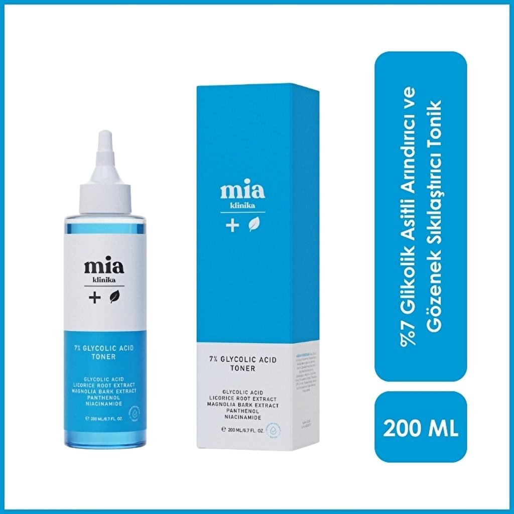 Mia Klinika 7% Glycolic Acid Pore Tightening Toner 200 mlSkincareTorqelo.com