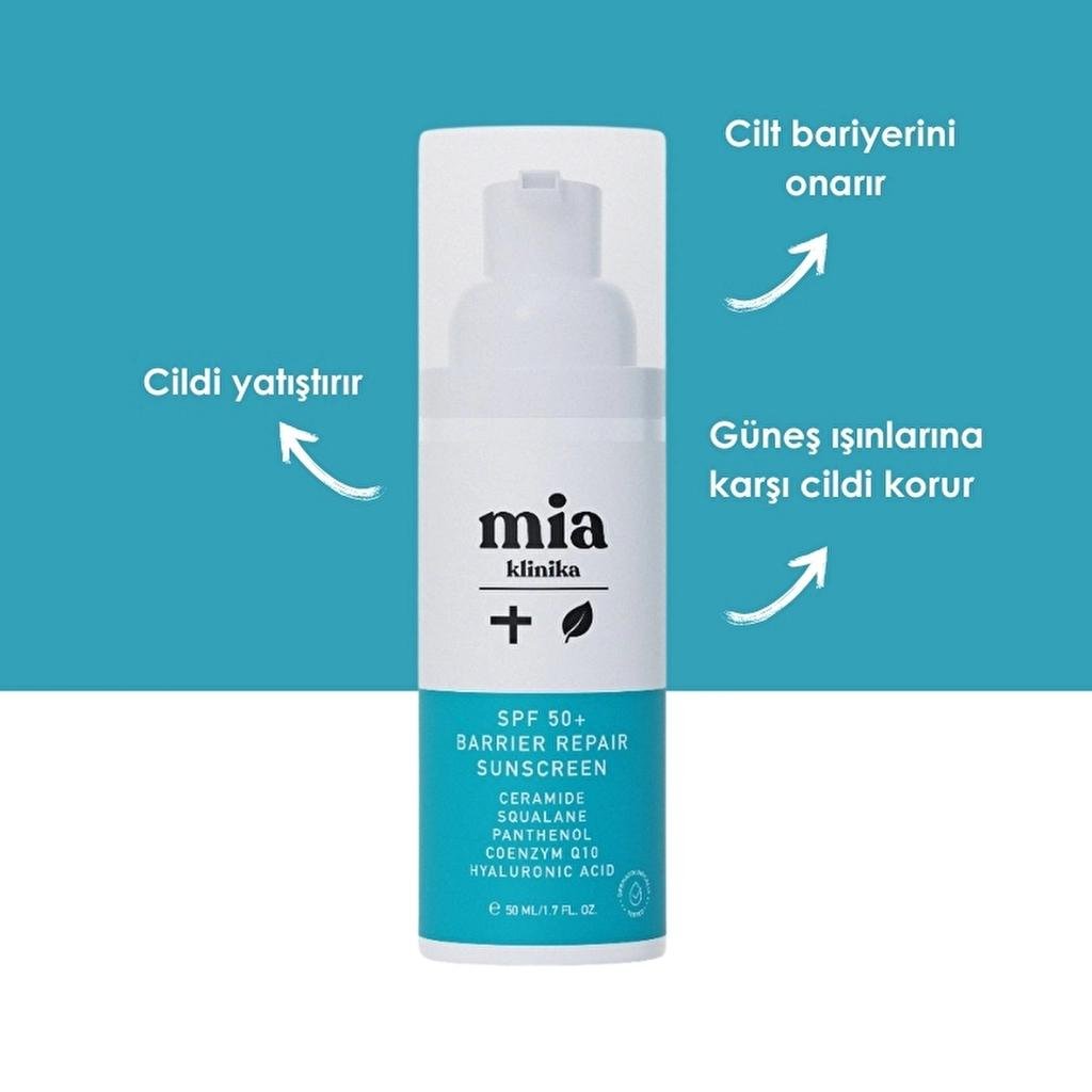Mia Klinika SPF 50+ Barrier Support Sunscreen 50 mlSPFTorqelo.com