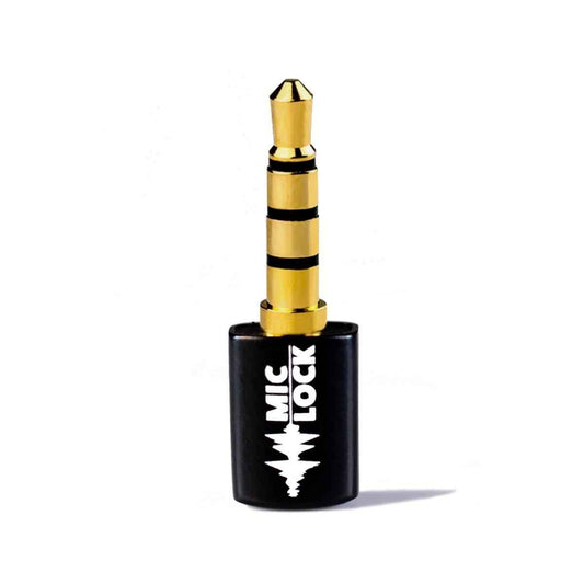 Mic-Lock 3.5mm Mini Single Ended Microphone Blocker BlackTorqelo.com