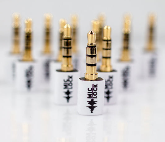 Mic-Lock 3.5mm Mini Single Ended Microphone Blocker WhiteTorqelo.com