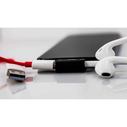 Mic-Lock USB-C Microphone Blocker HiFi SoundPass & Secure Charger BlackTorqelo.com