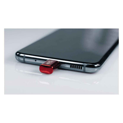 Mic-Lock USB-C Mini Single Ended Microphone Blocker Mirror RedTorqelo.com