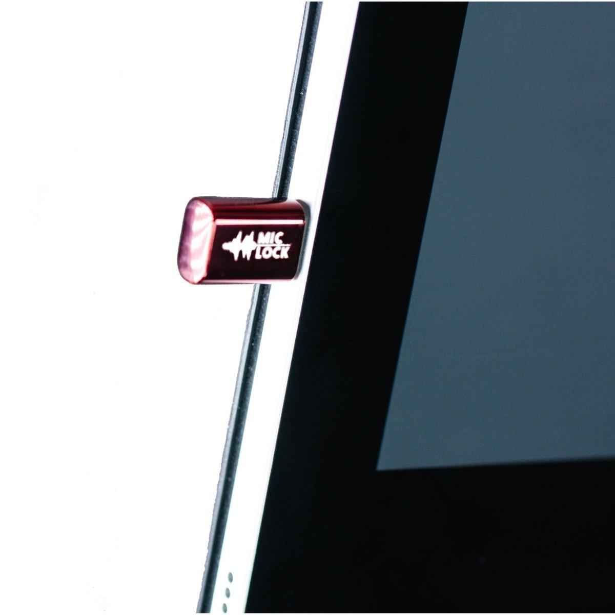 Mic-Lock USB-C Mini Single Ended Microphone Blocker Mirror RedTorqelo.com