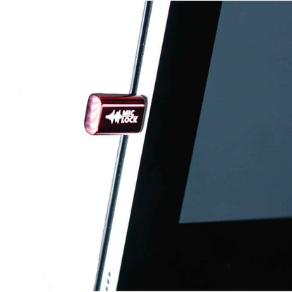 Mic-Lock USB-C Mini Single Ended Microphone Blocker Mirror RedTorqelo.com