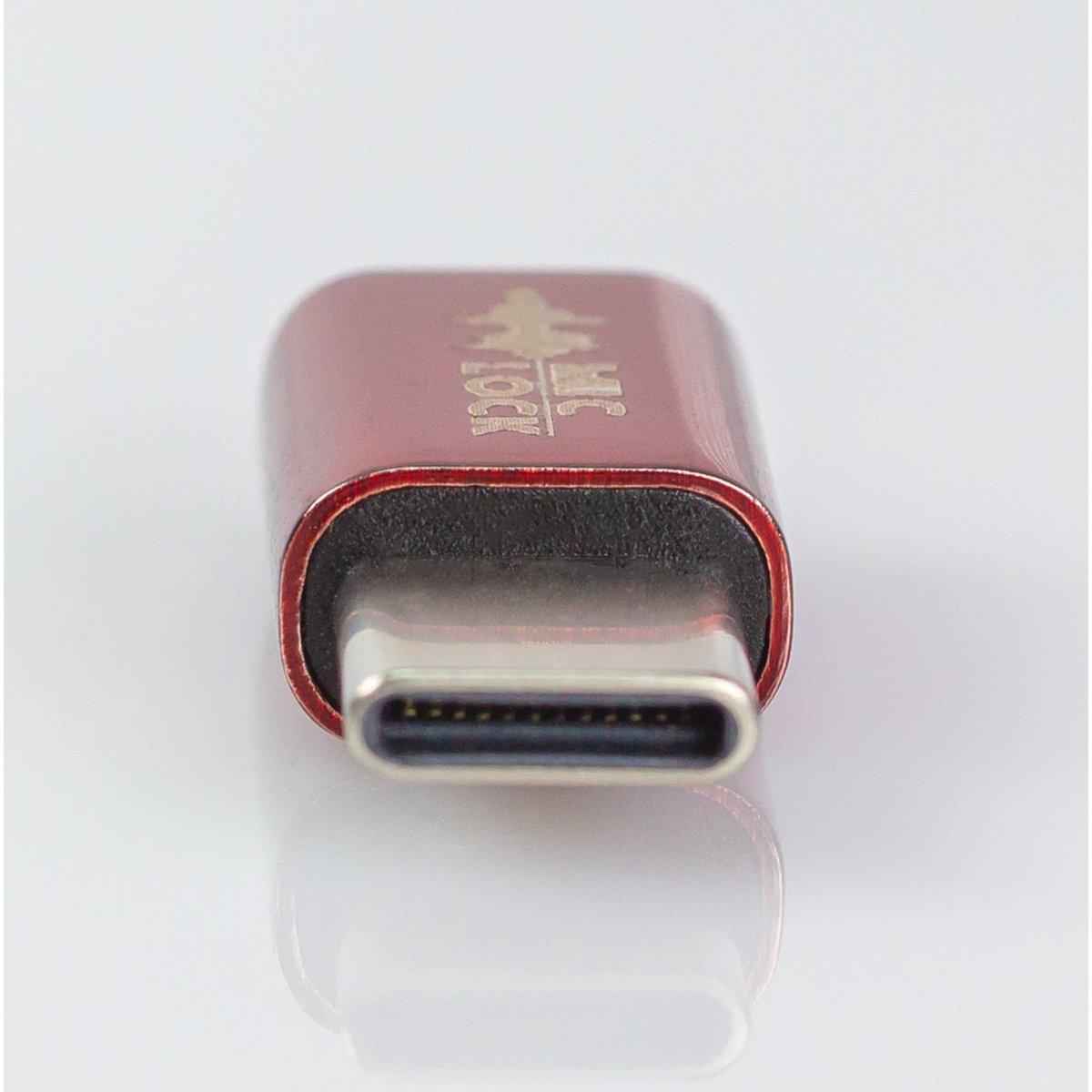 Mic-Lock USB-C Mini Single Ended Microphone Blocker Mirror RedTorqelo.com