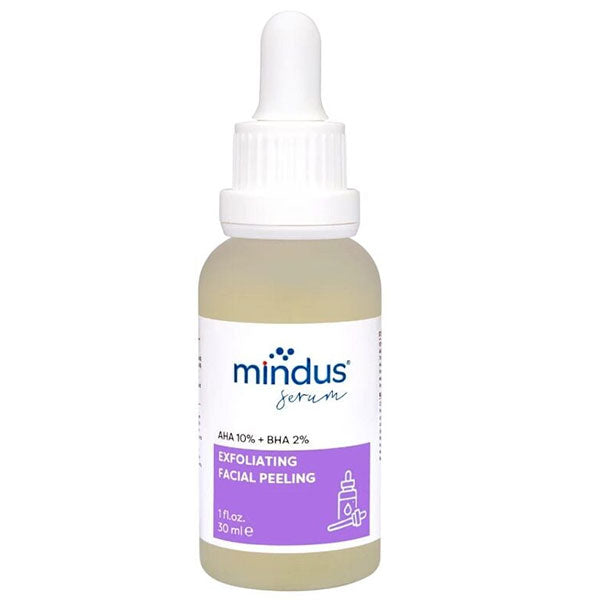 Mindus Exfoliating Facial Peeling Serum with AHA & BHA 30 ml by Beauty Care Bag