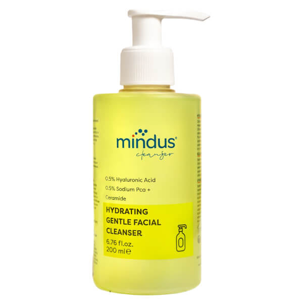 Mindus Hydrating Gentle Facial Cleanser with Hyaluronic Acid 200 ml by Beauty Care Bag