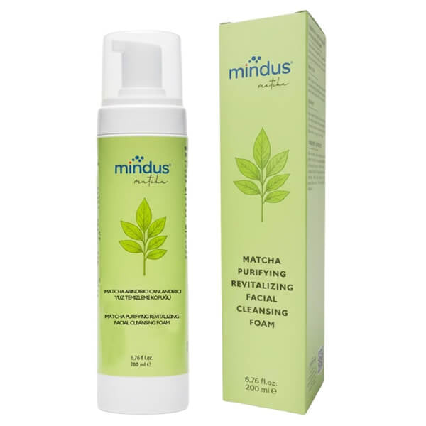 Mindus Matcha Cleansing Foam for Fresh Skin 200 ml by Beauty Care Bag