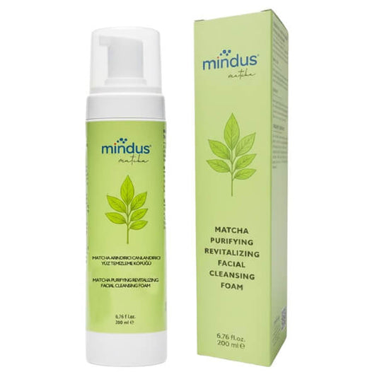 Mindus Matcha Cleansing Foam for Fresh Skin 200 ml by Beauty Care Bag