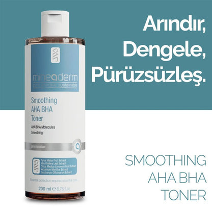 Mineaderm Smoothing AHA BHA Toner for Clear Skin 200 mlSkincareTorqelo.com