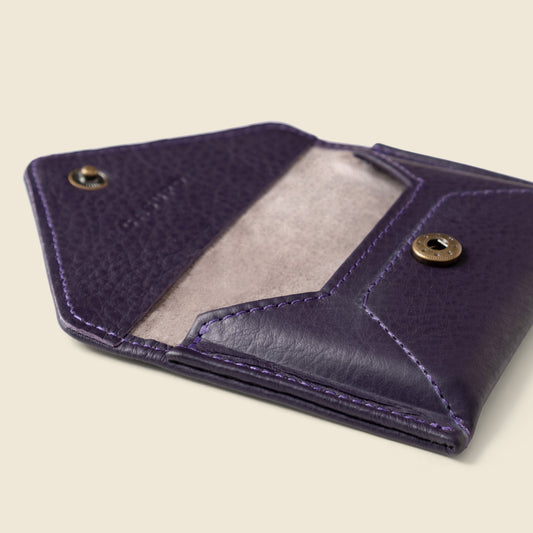 Mini Envelope Wallet With RFID protection - EggplantEnvelope WalletTorqelo.com