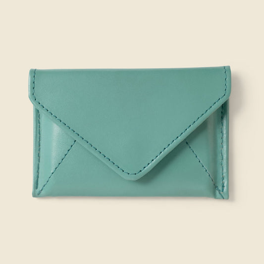 Mini Envelope Wallet With RFID protection - TealEnvelope WalletTorqelo.com