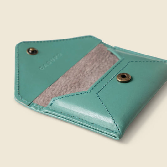 Mini Envelope Wallet With RFID protection - TealEnvelope WalletTorqelo.com