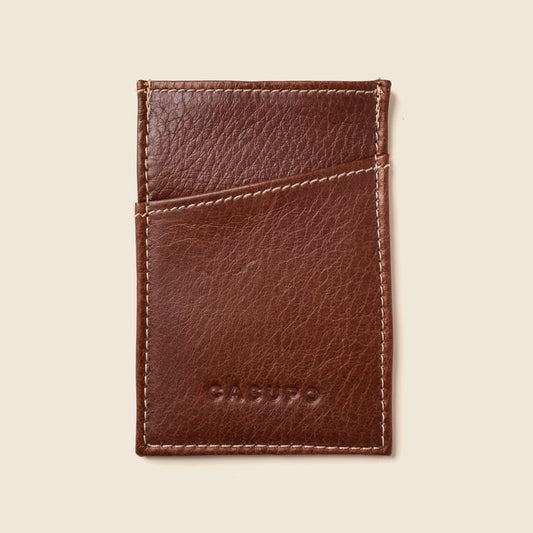 Minimalist Wallet with RFID Protection - ChocolateSlim Card HolderTorqelo.com