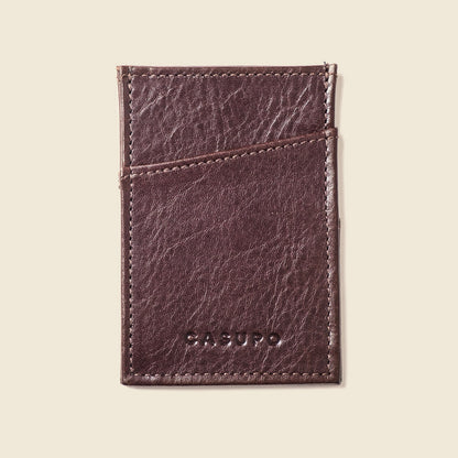 Minimalist Wallet with RFID protection - Brown by CASUPO