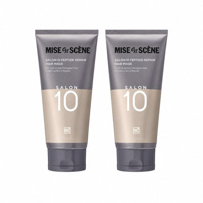 [mise en scene] Salon 10 Peptide Repair Hair Mask 300ml+300ml by Seoulia