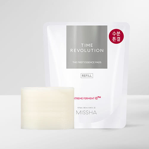 MISSHA Time Revolution The First Essence Pad 250ml/75pads (Refill) by Seoulia