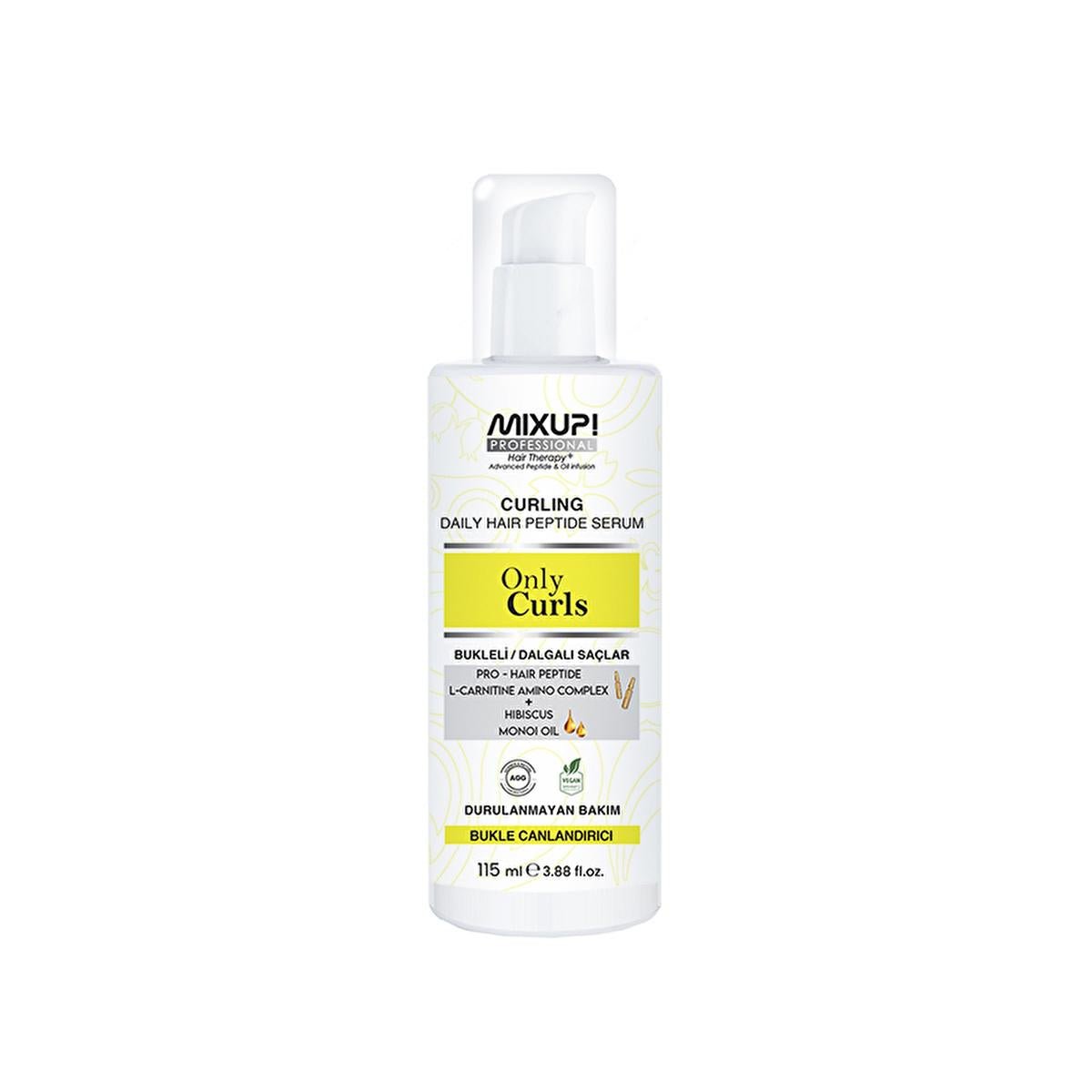 Mixup. Only Curls Hair Serum - Nourishing Peptide & L-Carnitine Formula for Curly & Wavy HairHair MaskTorqelo.com