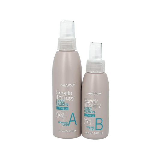 Alfaparf Keratin Hair Care Set - Lisse Design Flexible Keratin Treatment for Damaged Hair Repair & Salon Quality Care by Beauty Care Bag
