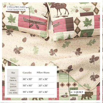 Wilder Collection Lodge Quilt Set by Great Bay Home