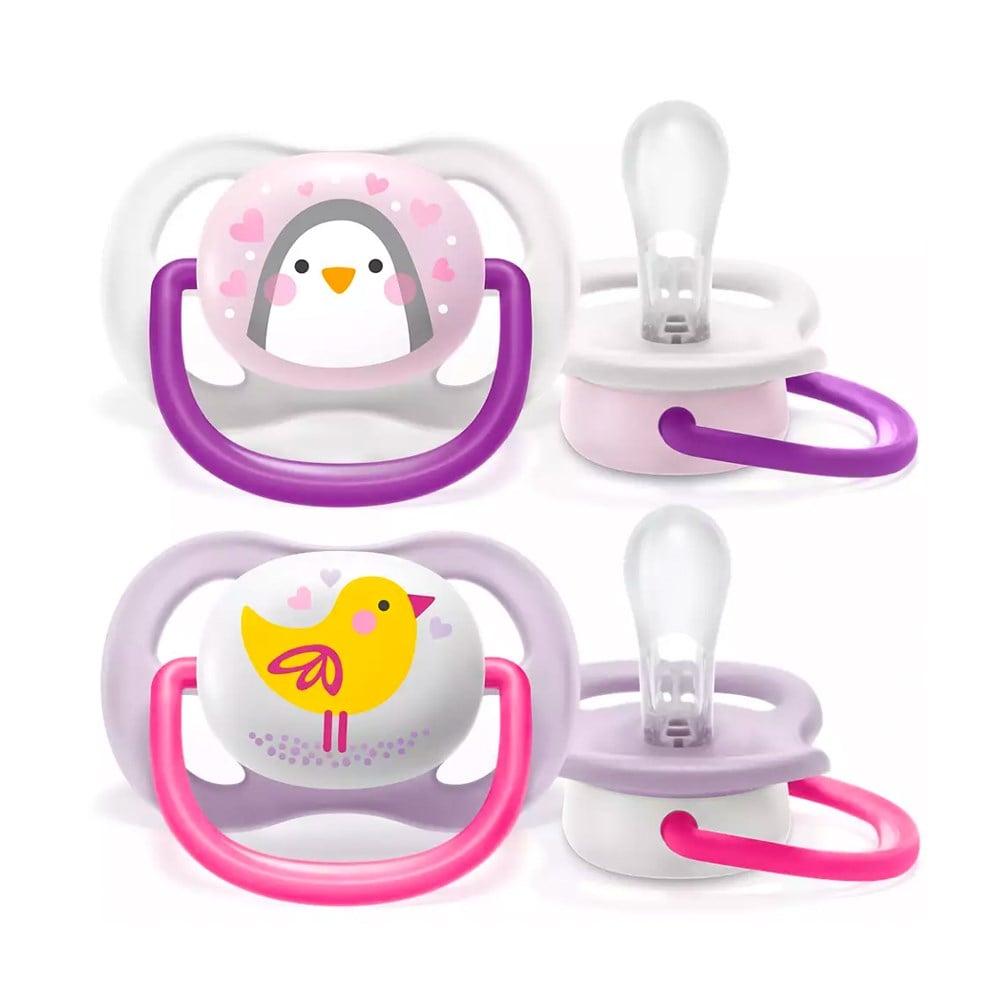 Philips Avent Ultra Air Animals Baby Pacifier 0-6m - Soft, Sterilizable, Comfort Pacifier for Newborns by Beauty Care Bag
