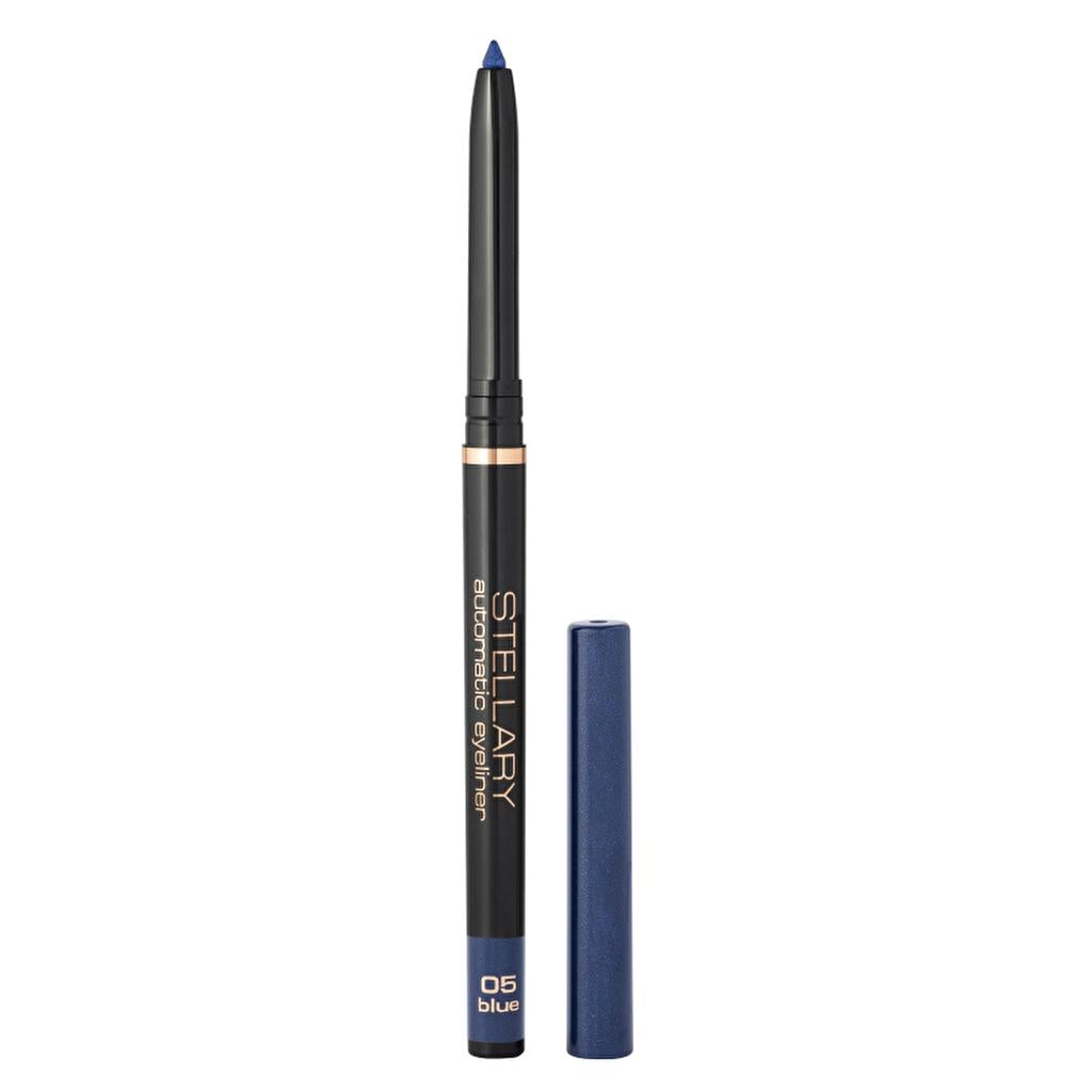 Stellary Automatic Eyeliner 05 Blue Smooth Glide Long-Wear by Beauty Care Bag
