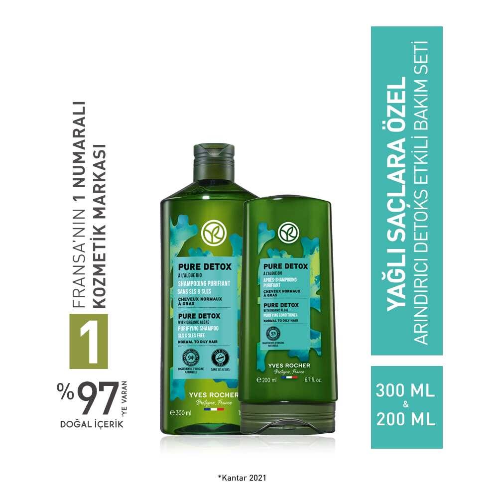 Pure Detox Hair Care Set for Oily Hair - Cleansing Shampoo & Conditioner by Beauty Care Bag