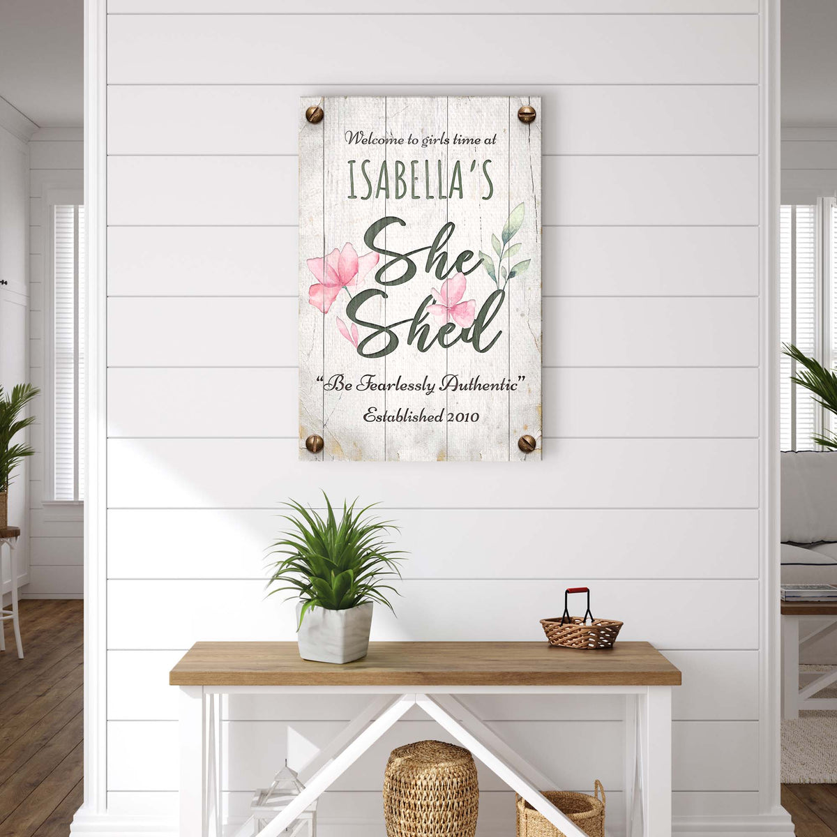 She Shed Sign IV by Tailored Canvases