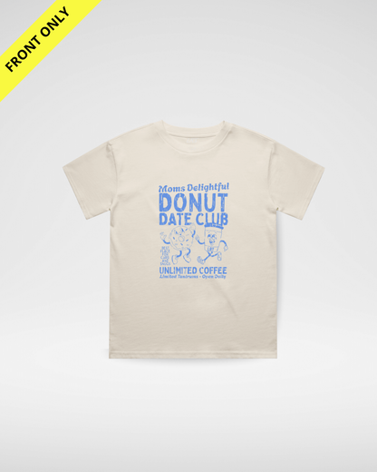 MOMS DONUT DATE CLUB TEE - CREAM (FRONT ONLY)Baby & Toddler TopsTorqelo.com