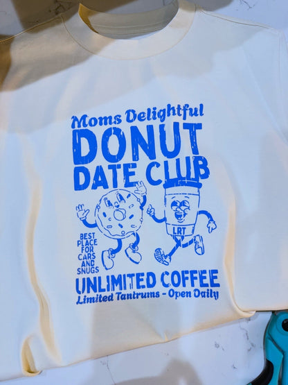 MOMS DONUT DATE CLUB TEE - CREAM (FRONT ONLY)Baby & Toddler TopsTorqelo.com