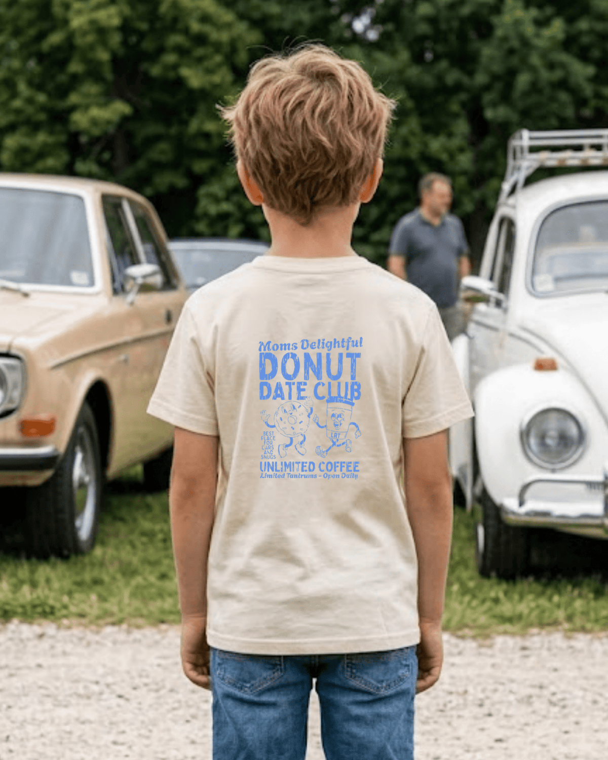 MOMS DONUT DATE CLUB TEE - CREAMBaby & Toddler TopsTorqelo.com