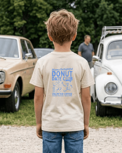MOMS DONUT DATE CLUB TEE - CREAMBaby & Toddler TopsTorqelo.com