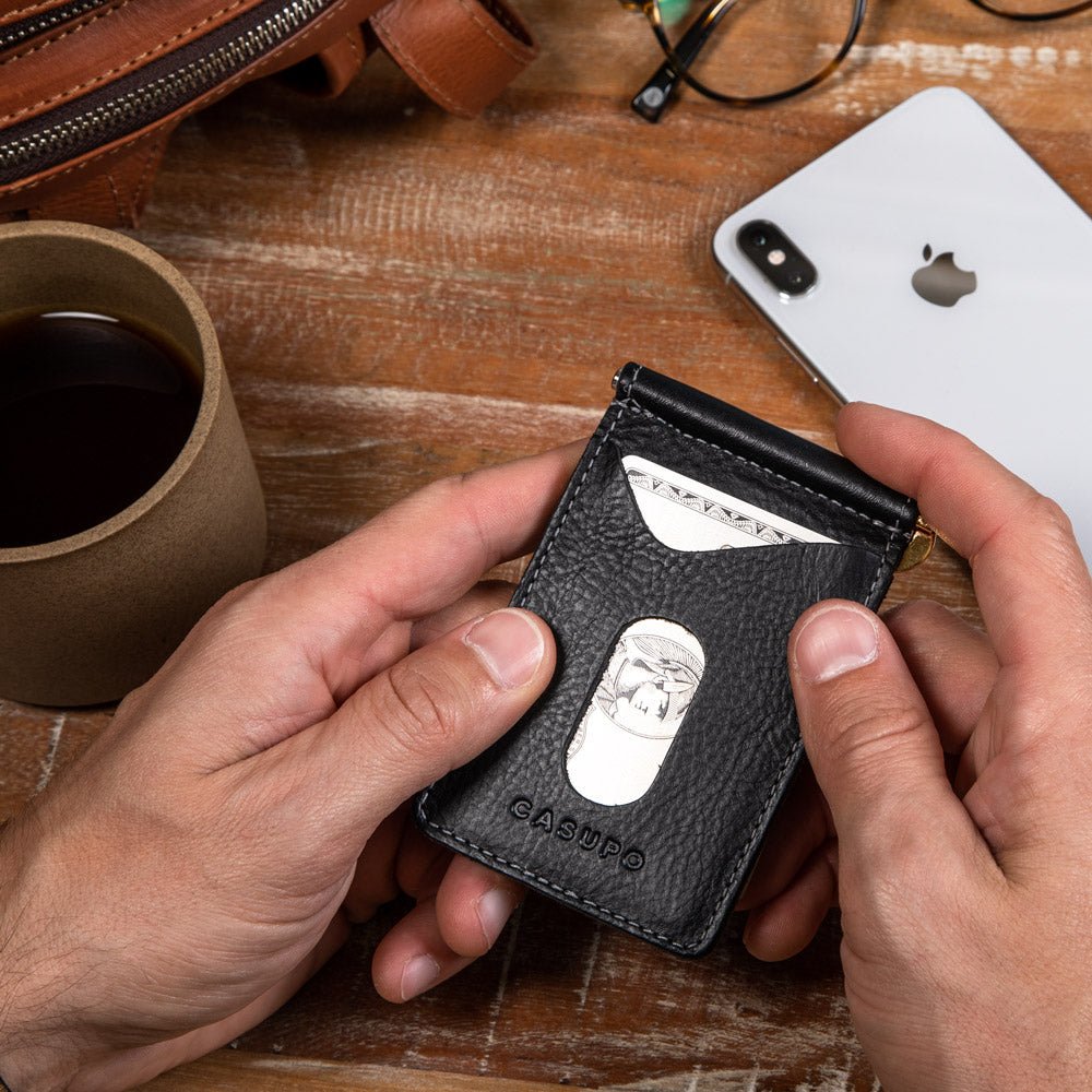 Money Clip Wallet - BlackMoney Clip WalletTorqelo.com