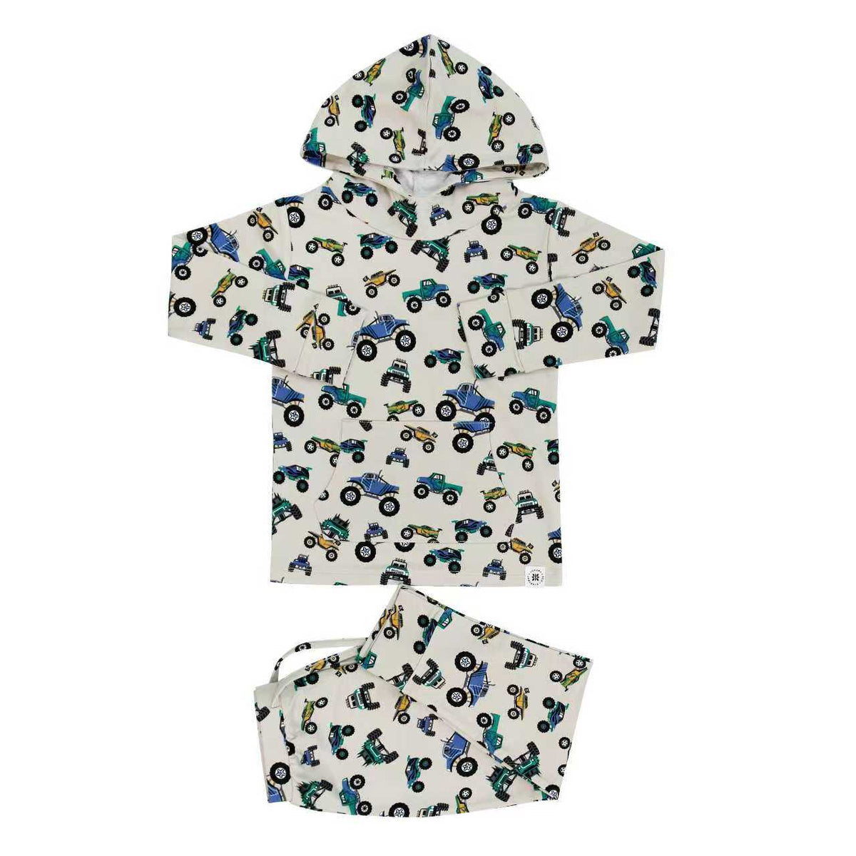 Monster Mash Hooded Jogger Set by Sweet Bamboo