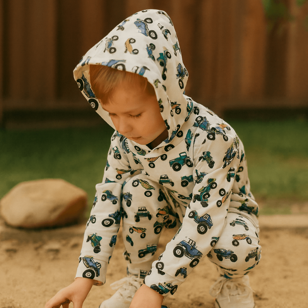 Monster Mash Hooded Jogger Set by Sweet Bamboo