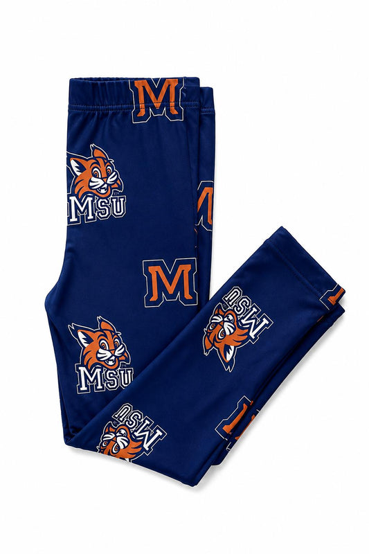 Montana State University Blue Bobcat LeggingsLeggingsTorqelo.com