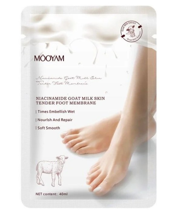 MOOYAM Goat Milk Foot Mask Hydrating Booties 40ml by Beauty Care Bag
