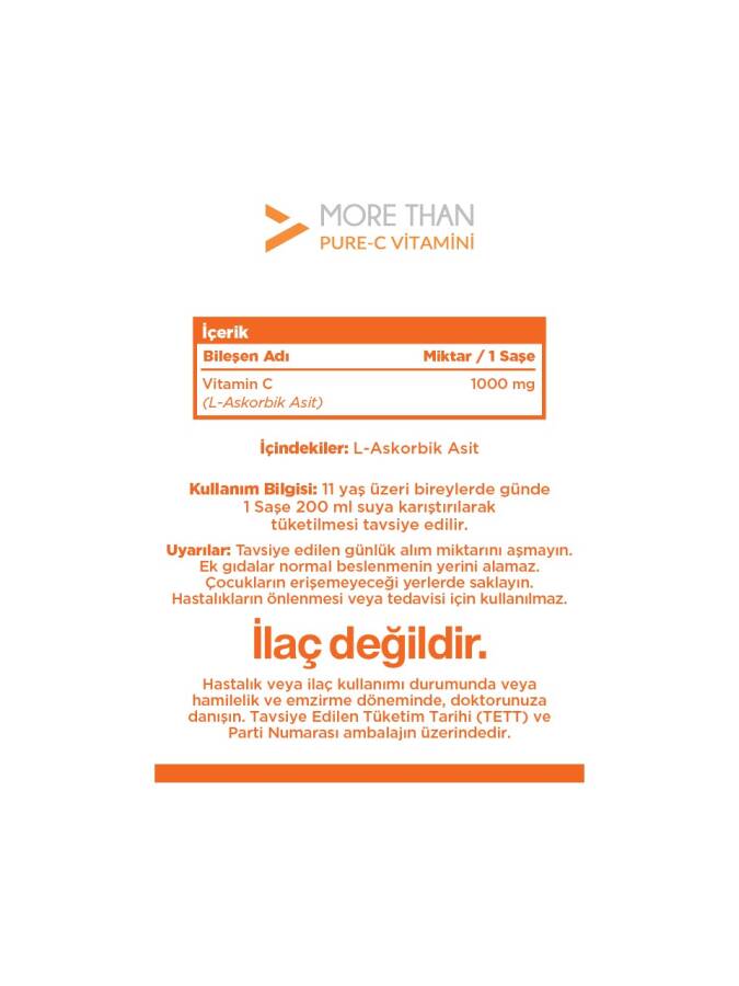 Holimer More Than Pure-C Vitamin Supplement Powder 100g by Beauty Care Bag