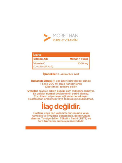 Holimer More Than Pure-C Vitamin Supplement Powder 100g by Beauty Care Bag