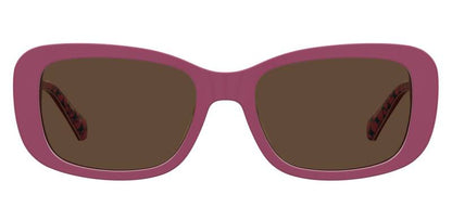 Moschino Love Brown Square Women's Sunglasses 1 Unit by Beauty Care Bag